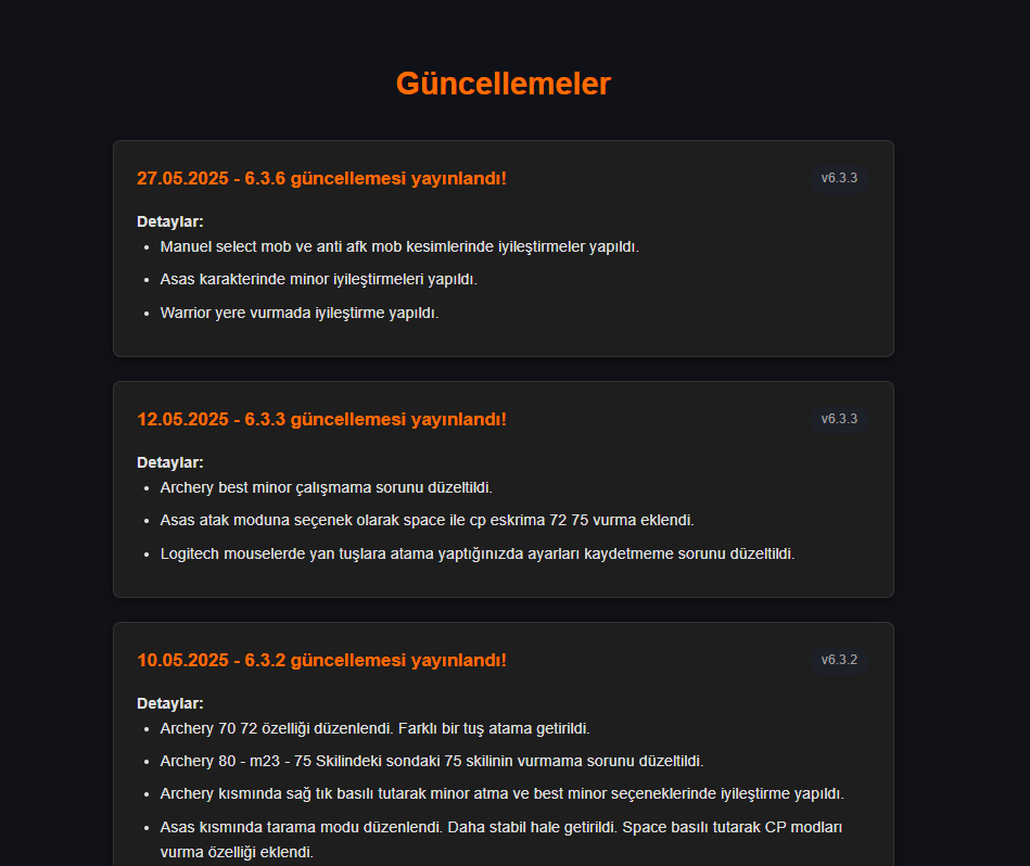 AnnihilatorPedal v6.5.4 Güncelleme